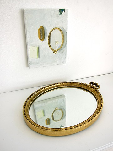 Portrait of the Favourite (installation with mirror)