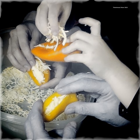 Six Hands, Three Generations, and a bunch of cheese and chile peppers.