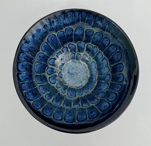 Small Frozen Pond Spiral Bowl