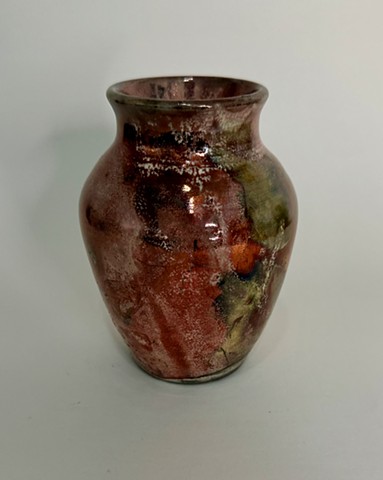 Raku Vase #704