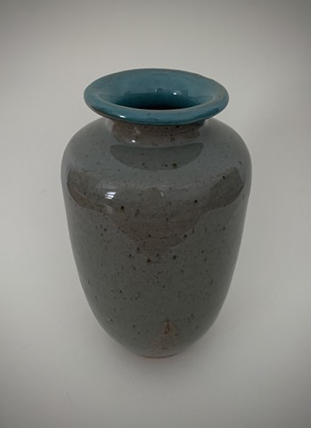 Celadon and Turquoise Vase