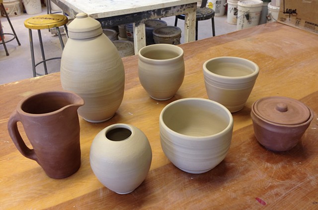  Unglazed Ceramics from MECA residency