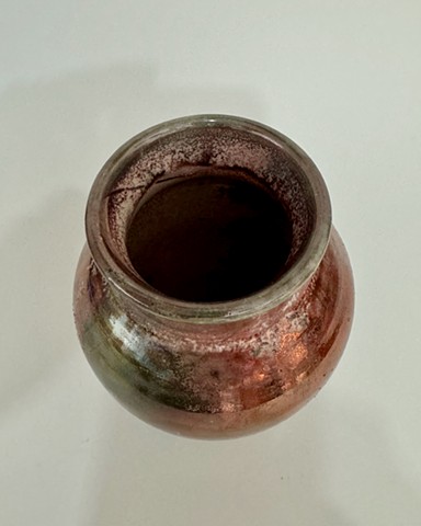 Raku Vase #704