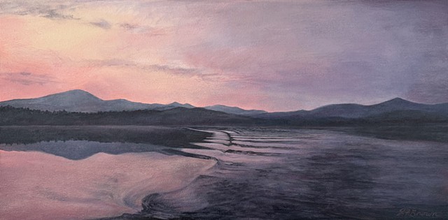 August Evening, Western Maine 