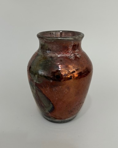 Raku Vase #704