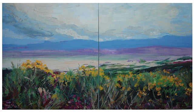 Vista and Spring (diptych)