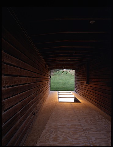 Mitchell Squire
The Heaving Floor
a site-specific installation for group exhibition:
N00965859F 
Curated by Kevin Lair
August 29 - October 24, 2004
Westbrook Artists' Site (WAS)
2325 Holliwell Bridge Road
Winterset, Iowa 50273