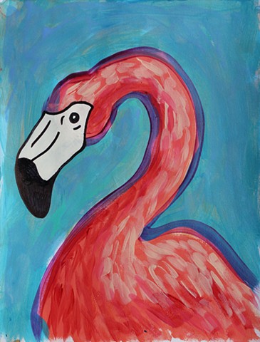 Blue Flamingo