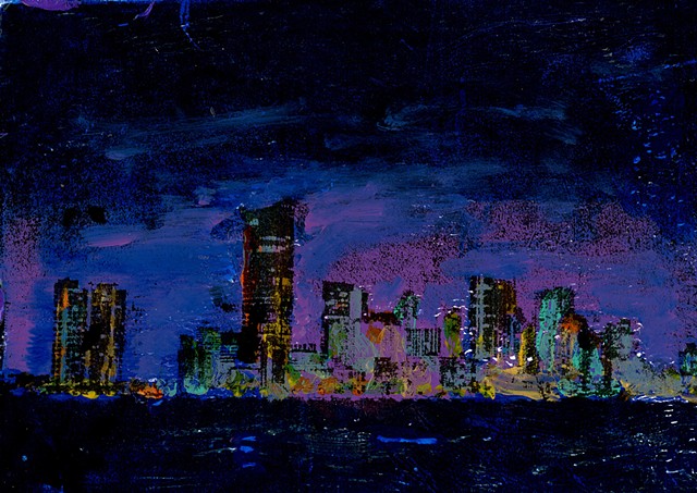 Miami Skyline Nights