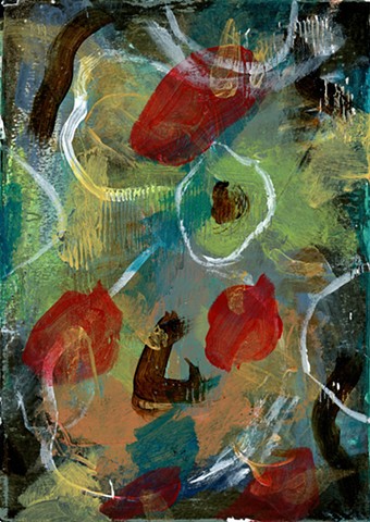 A Caterpillar Fighting Crabs