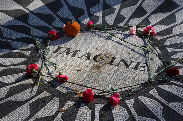 John Lennon Memorial in Central Park