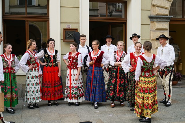 Street performance, Krakow