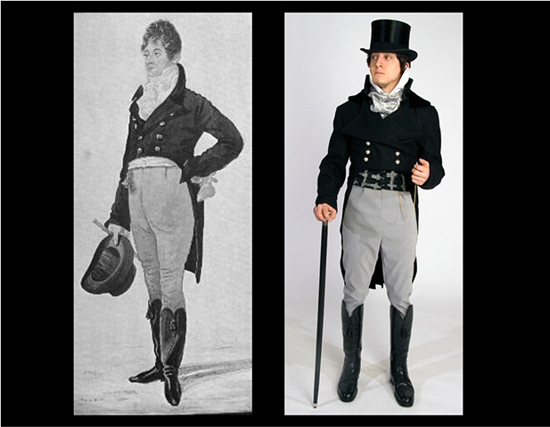 Beau Brummel 1820  Historical Garment Re-creation