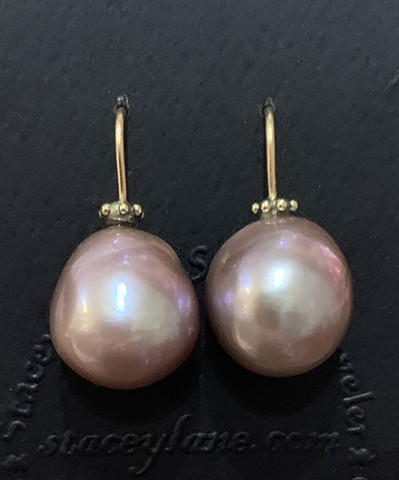 Large Pearl Earrings