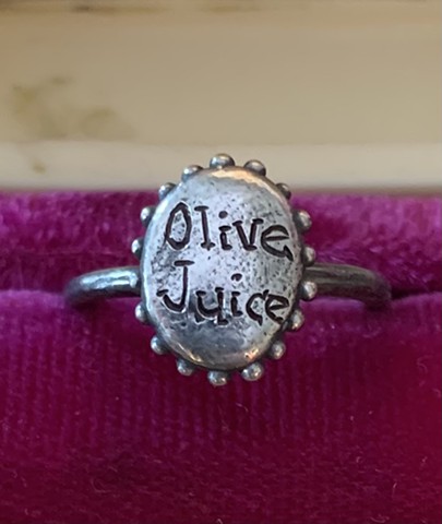 Olive Juice Ring - Vertical