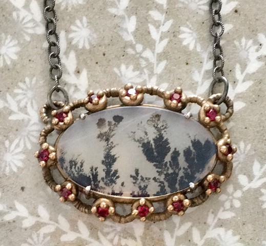 Fancy Dendritic Necklace