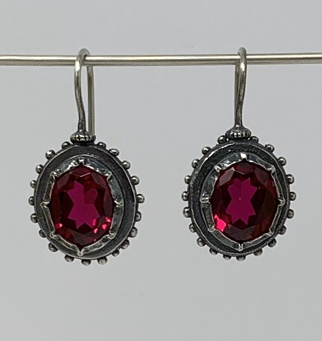 Georgian Garnet Earrings