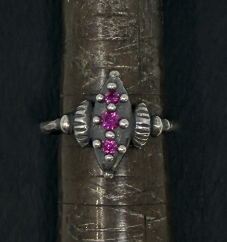 Sterling Vesica Ring