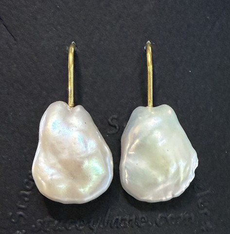 Cat Pearl Earrings