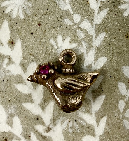 Little Bronze Bird Pendant