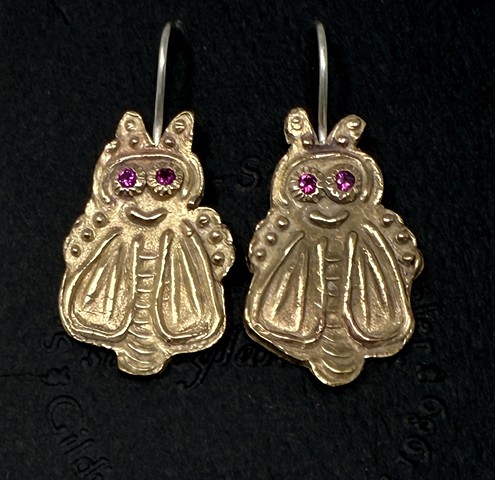 Smiling Insect Earrings