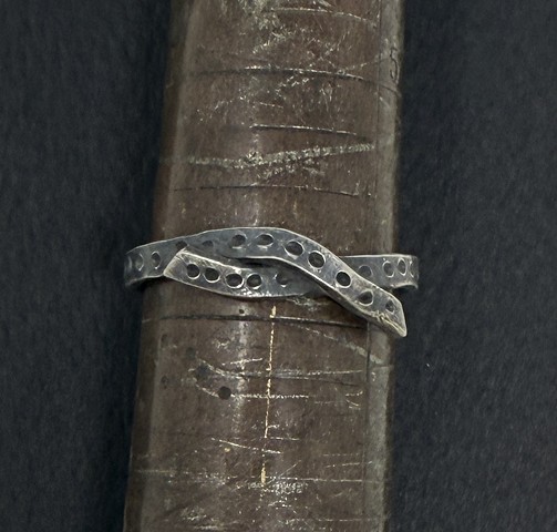 Ribbon Ring - With Patina