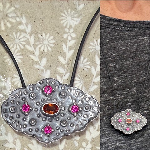 Silver Quatrefoil Pendant
