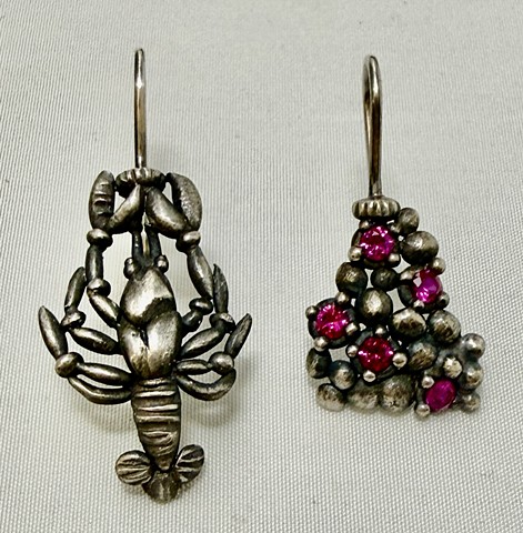 Crawfish and Chimney Earrings