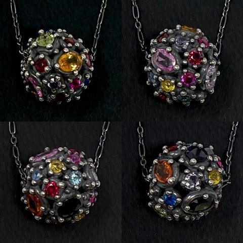 Encrusted Orb Bead