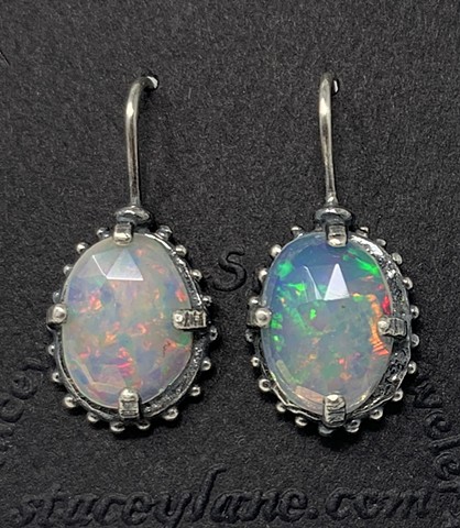 Opal Dotted Earrings