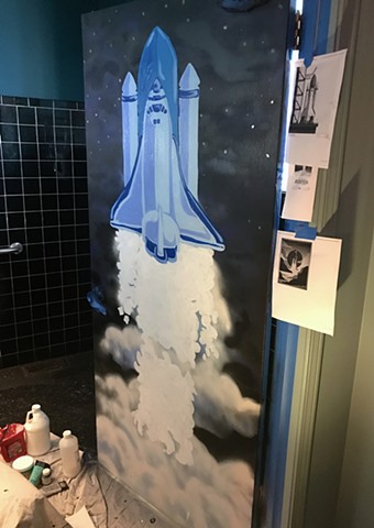Orbit Room Chicago Blue Rocket Door Video Process 