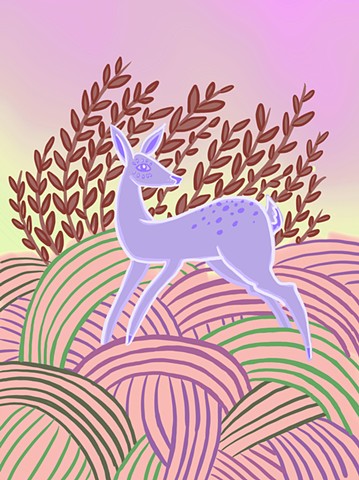 Purple Deer