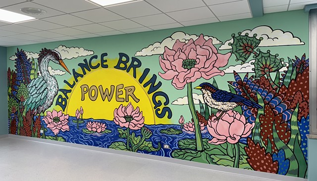 Balance is Power Full Mural 