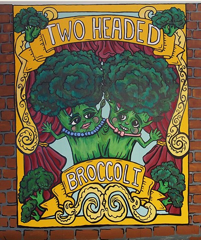 Two Headed Broccoli 