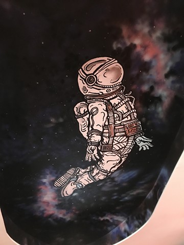 Ceiling Mural Space Man
