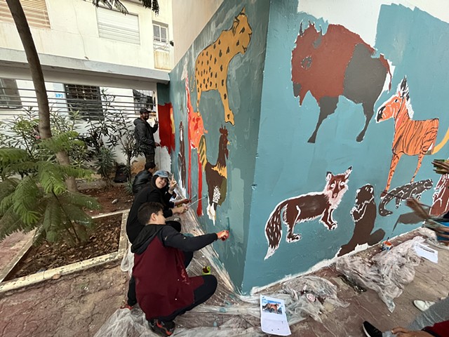 Community Mural for the Sidi Moumen Cultural Center in Casablanca