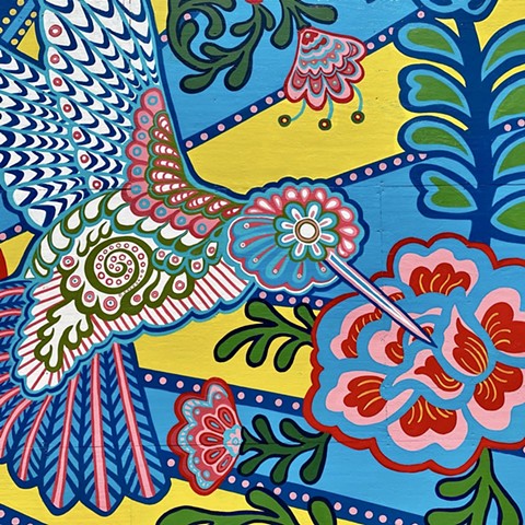 Hummingbird Dream Mural 