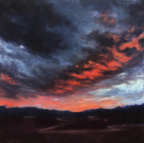 sunset, dramatic sky, skyscape