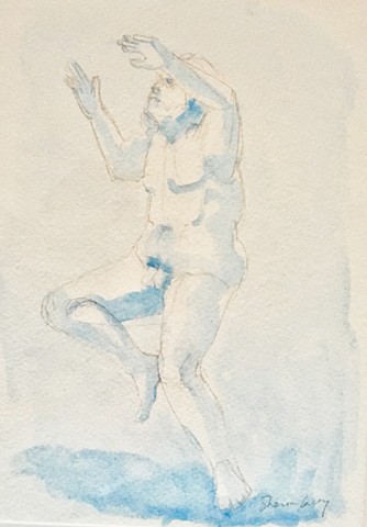 Falling figure (British Museum study)
