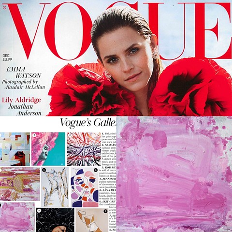 VOGUE U.K. includes "Effervescent" in "Vogue's Gallery" Dec 2019
