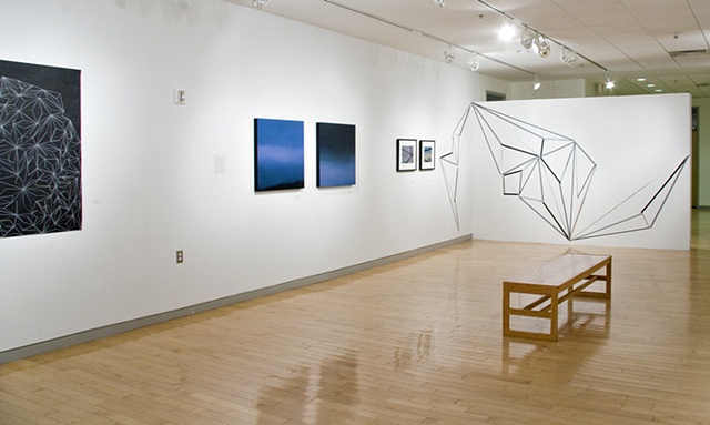 installation view of Jump in Trajectory Exhibit