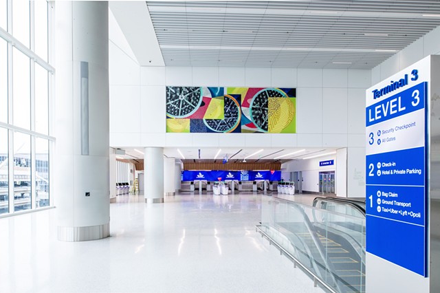 New West Headhouse and Delta One Check-in and Ticketing Lobby at LAX