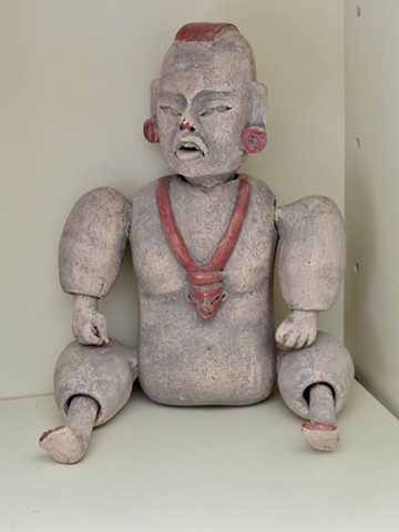 Ceramic figure articulated Mexican