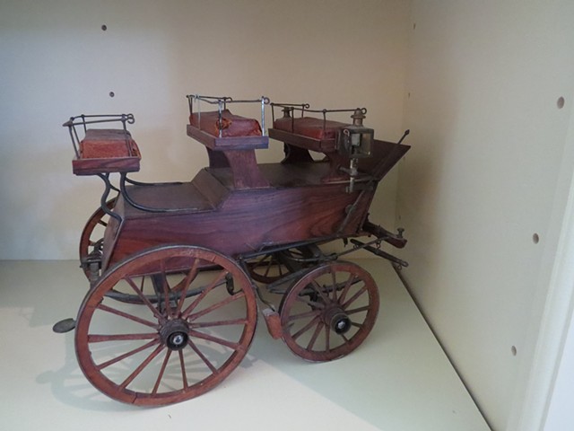 Antique salesman sample carriage