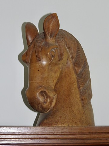 Wood Horse head  