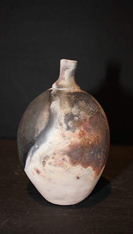 Pit fired vase