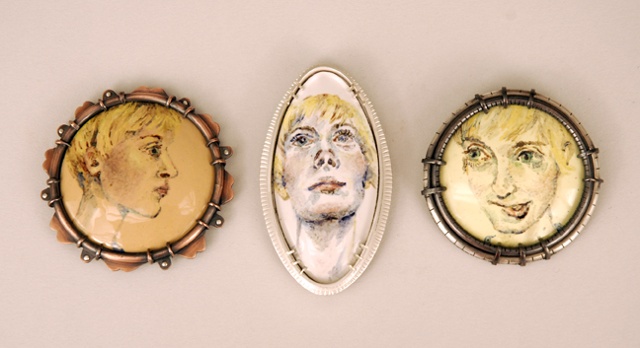 Grouping- from Self Portrait Brooch Series 2