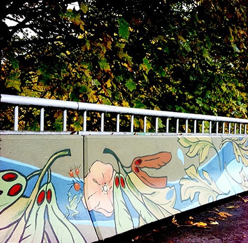 43rd Street Bridge Mural in Tacoma, WA