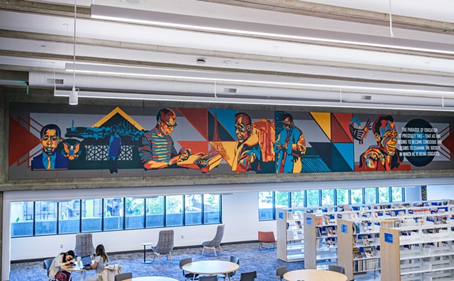Full James Baldwin Mural