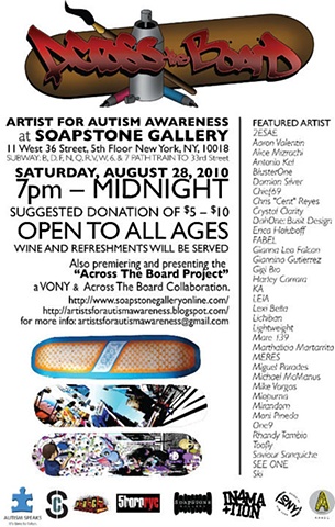 Across The Board: Artists For Autism Awareness